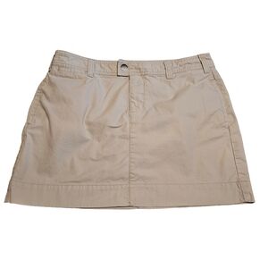 GAP Favorite Khaki 100% Cotton Mini Skirt Women's Size 12